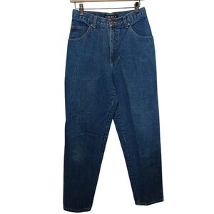 90s Perry Ellis America Womens Jeans Size 10 High Waist Stone Tapered Cotton Y2K